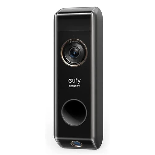 eufy Security Video Doorbell S330 Dual Camera (with Battery), Additional Camera, Battery Operated Video Doorbell, Motion Sensor, Package Detection, 2K HD, Toll-Free Use