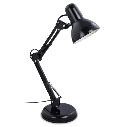 Oferta limitada: BRILONER - Lámpara de sobremesa regulable, interruptor de cable, retro casquillo E14, flexo escritorio, lampara de mesa, flexo, flexo escritorio para estudiar, luz escritorio, lampara estudio, 54x22cm de 22.95 € a 21.71 € (ahorro 5%)