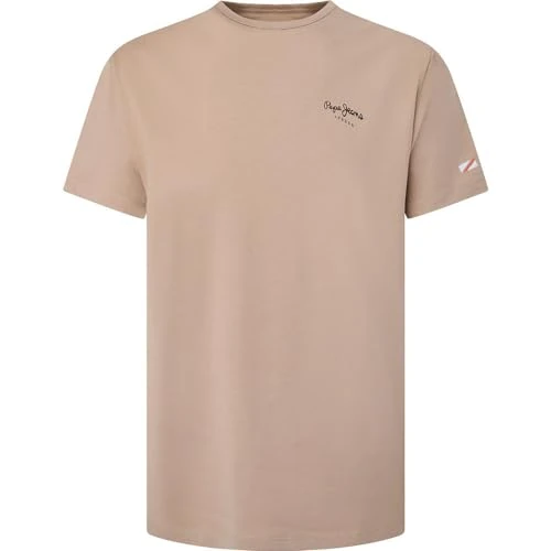 Offerta a tempo: Pepe Jeans Original Basic 3 N, T-Shirt Uomo, Marrone (Stowe), S - 24% da 25.00 € a 18.89 €