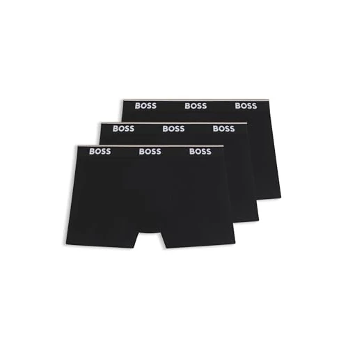 BOSS Boxerbr 3p Power, Bóxer para Hombre, Negro (Black), XXL