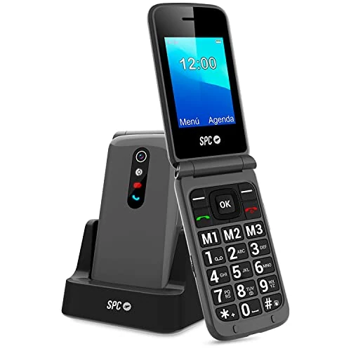 SPC Stella 2 Teléfono para Personas Mayores Titanium Libre