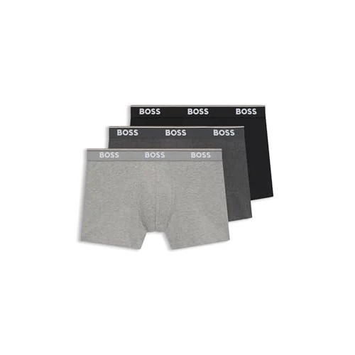 BOSS Boxerbr 3p Power, Bóxer para Hombre, Gris (Open 61), L