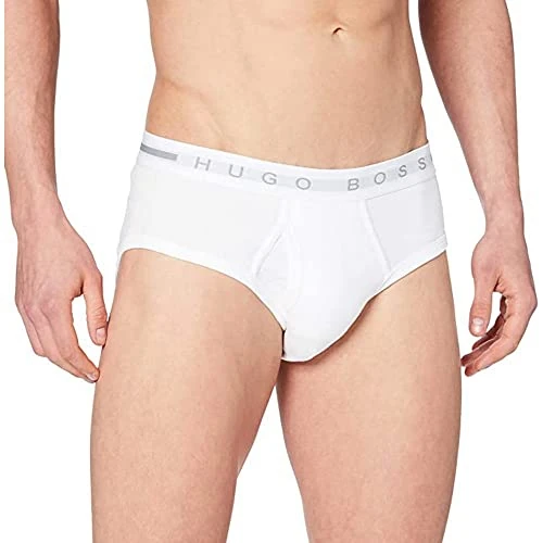BOSS Tradizionale Originale Slip, Bianco 100, S Uomo