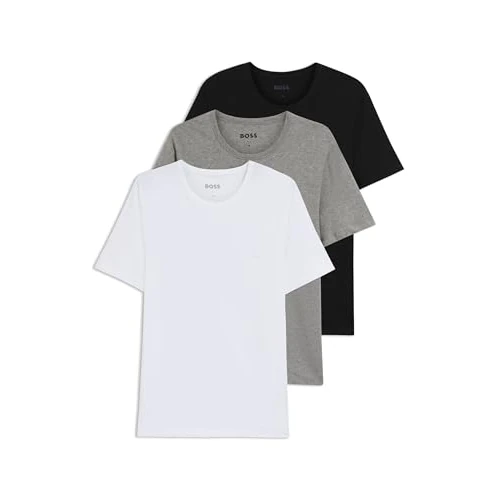 Limited-time offer: BOSS Men Pack Classic T-Shirt White/Black/Grey 999 Large from 45.00 GBP to 25.85 GBP (save 43%)