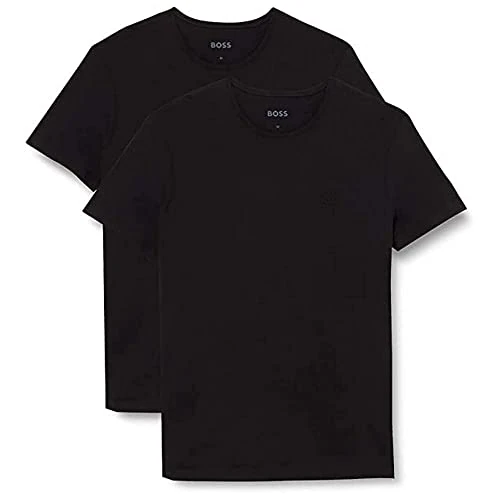 Begrenztes Angebot: BOSS Herren T-Shirt RN 2P Comfort mit Logo von 34.82 EUR auf 29.60 EUR (Rabatt 15%)