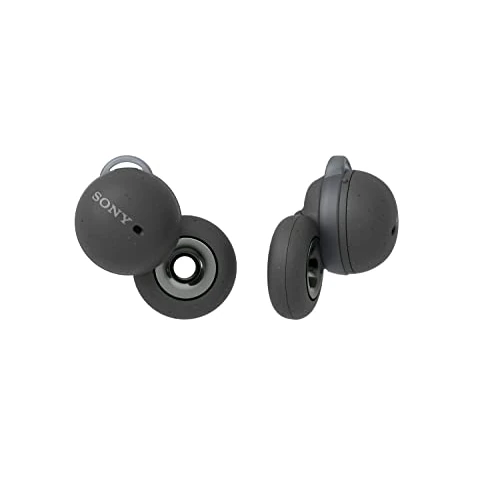 Sony LinkBuds - New concept open ring design allows conversations without removing earbuds and to stay safe while running - Grey