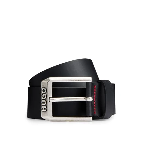 HUGO Gelio-c_sz40 Cinturón, Negro1, 115 cm para Hombre