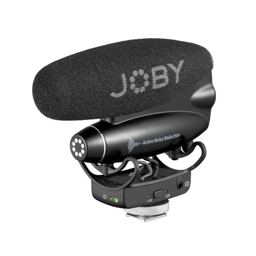 Offre limitee: Joby Wavo Pro Micro Canon Professionnel pr Appareil Photo, Directivité Cardioïde avec Réduction Active du Bruit et Support Anti-Choc de Rycote, pr Appareil Photo Hybride, Caméra, Vlog, Vidéo, Youtube de 49.99 EUR a 39.47 EUR (economie 21%)