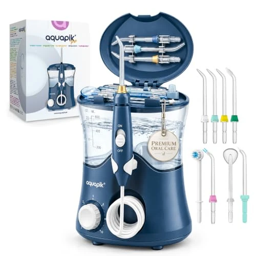 Offerta a tempo: Aquapik PRO Idropulsore Dentale 8 Testine 10 Livelli Pressione Anti Placca - 0.00% da 45.90 € a 45.90 €