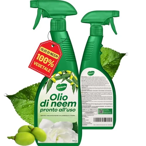 Offerta a tempo: Gardemia Olio di Neem Spray per Piante 750ml Pronto Uso Azione Naturale contro varie Avversità Giardino Casa Multiuso Estratto Meccanicamente Pressatura a Freddo - 0.00% da 13.90 € a 13.90 €
