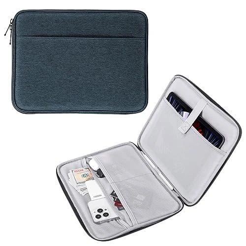Tijdelijke aanbieding: MoKo Tablethoes 9-11 inch, compatibel met iPad Pro 11 M2 2022-2018, iPad 10e 10.9 2022, iPad 9e 8e 7e generatie 10.2, Galaxy Tab S9 11, Tab S8/A8/A7 2022, tas met meerdere sleuven, indigo van 18.93 € naar 18.93 € (0.00% korting)