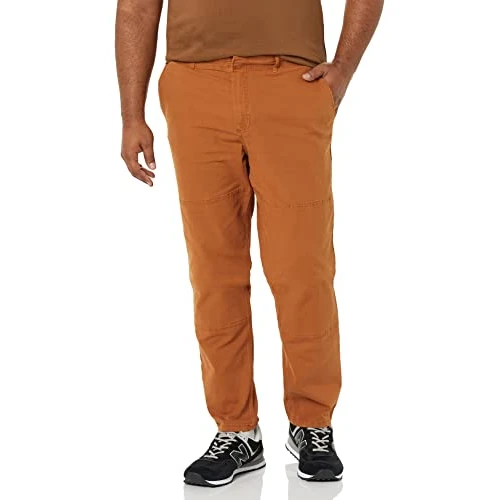 Oferta limitada: Amazon Essentials Pantalón de trabajo utilitario de lona elástica con doble rodilla para hombre (anteriormente Goodthreads), color marrón toffee, 36 de ancho x 36 de largo de 23.10 € a 23.10 € (ahorro 0.00%)