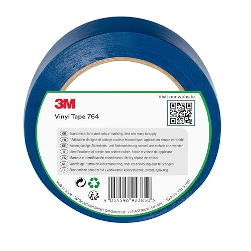 Offerta a tempo: 3M Nastro In Vinile Multiuso 764I Blu, 50 mm x 33 m - 18% da 8.49 € a 6.96 €