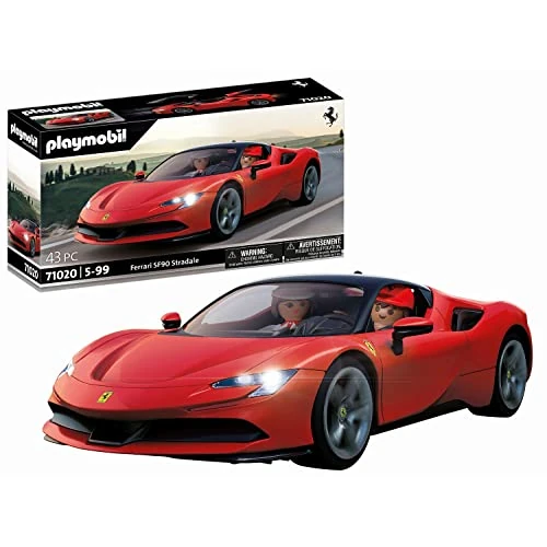 Offre limitée : Playmobil 71020 Ferrari SF90 Stradale - avec Deux Personnages et Un véhicule comportant des phares Fonctionnels - Pièce de Collection pour Les Fans de Voitures avec Son Design Italien - Dès 5 Ans de 72.99 € à 43.65 € (40% de remise)