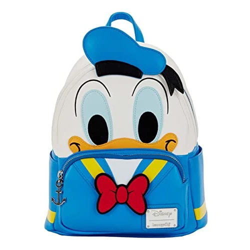 LOUNGEFLY 137591 Mochila Disney Pato Donald Cosplay Mini Backpack, Aluminium, Multi