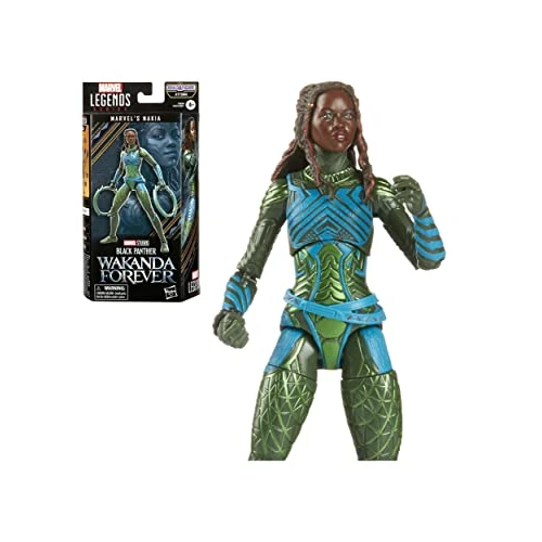 Limited-time offer: Marvel Hasbro Legends Series Black Panther Wakanda Forever Nakia 6-inch Action Figure Toy, 5 Accessories, 1 Build-A-Figure Part, Multicolor (F3676) from 9.95 £ to 9.95 £ (save 0.00%)