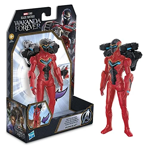 Oferta ograniczona: Marvel Hasbro, Czarna Pantera: Wakanda Forever, Ironheart Transformacja wibracji, figurka 15 cm, zabawka dla dzieci i dziewczynek od 4 lat z 42.76 PLN na 42.76 PLN (zniżka 0%)