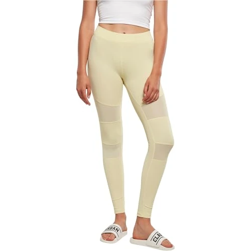 Offerta a tempo: Urban Classics Leggings Da Donna Tech Mesh, Leggings da Donna Tech Mesh Donna, Giallo (Softyellow), XL - 56% da 19.90 € a 8.69 €