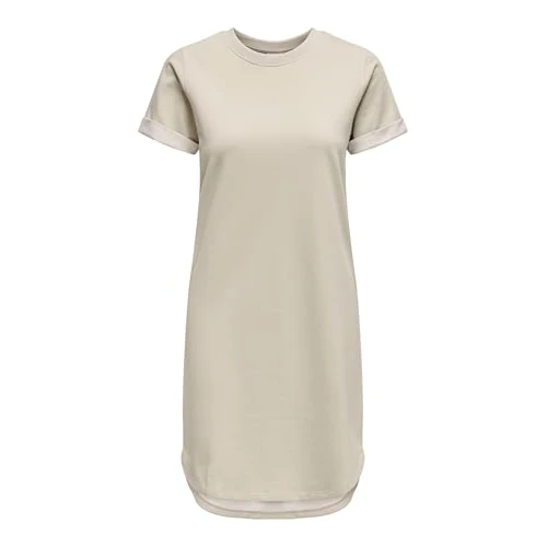 JDY Damen JDYivy S/S Dress Jrs Noos L ssiges Kleid, Chateau Gray, XL EU