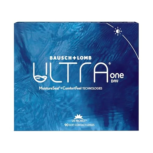 Offerta a tempo: Bausch + Lomb ULTRA ONE DAY Lenti a Contatto Giornaliere Correttive, 90 Lenti, BC 8.6 mm, DIA 14.2 mm, -2.25 Diopt - 11% da 75.00 € a 67.08 €