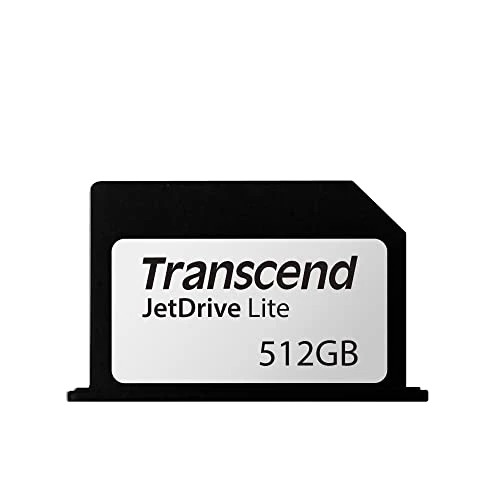 Transcend 512GB JDL330 JetDrive Lite 330 Tarjeta de Expansión para MacBook Pro 2021 hasta 95/75 MB/s TS512GJDL330