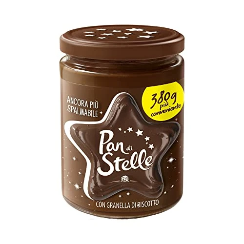 Offerta a tempo: Pan di Stelle Crema Spalmabile di Cacao, Nocciole e Granella di Biscotto — 29% da 4,13 € a 2,94 €