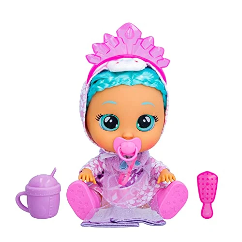 Offerta a tempo: IMC Toys Cry Babies Kiss Me Elodie, Bambola Interattiva che Arrossisce con un Bacio e Piange come una Bimba, con Capelli da Acconciare, Vestiti da Indossare e Accessori - 40% da 49.90 € a 29.90 €
