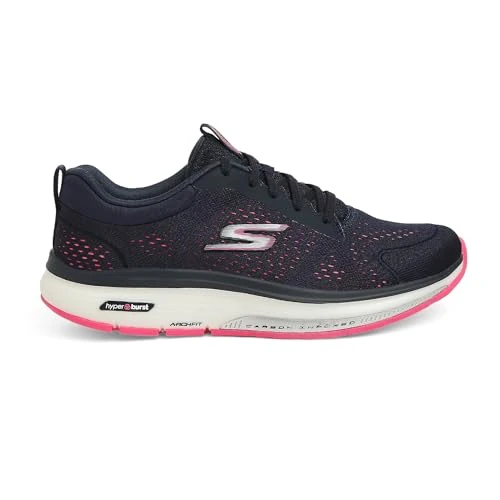 Offerta a tempo: Skechers Go Walk Workout Walker Outpace, Sneaker Donna, Blue Hot Pink, 37 EU — 50% da 149,95 € a 74,90 €