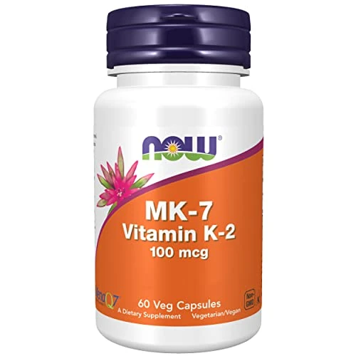 Limited-time offer: Now Foods, Vitamin K2 MK-7, 100mcg, All-Trans, 60 Vegan Capsules, Lab-Tested, Gluten Free, Soy Free, Vegetarian, Non-GMO from 20.19 £ to 20.19 £ (save 0.00%)