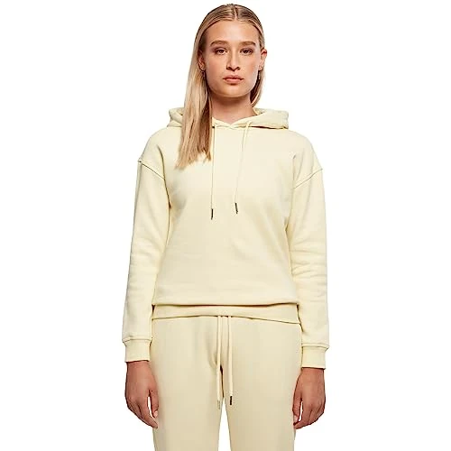Tijdelijke aanbieding: Urban Classics Dames Ladies Organic Hoody Pullover met capuchon, softyellow, 5XL van 29.19 EUR naar 29.19 EUR (korting 0%)