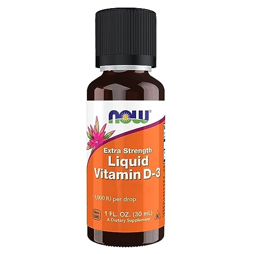 Offerta a tempo: Now Foods, Liquid Vitamin D3, 1.000 IU, 30ml, Gocce di Vitamina D dalla Lanolina, Testate in Laboratorio, Senza Soia, Senza Glutine, non OGM - 0.00% da 15.49 € a 15.49 €