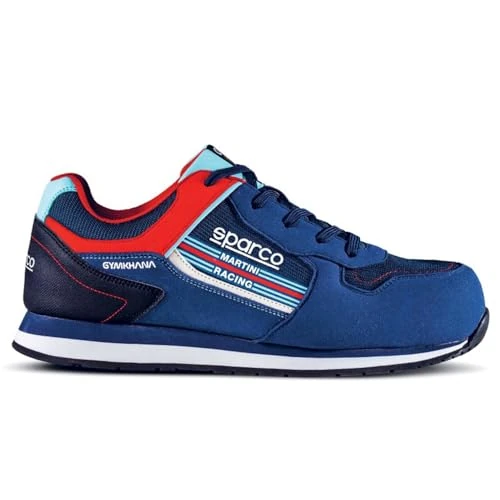 Offerta a tempo: Sparco - Gymkhana Martini - ESD S1PS SR FO HRO - Scarpe Antinfortunistiche Leggere - Metal Free - Suola Antiscivolo - Calzatura di Sicurezza - Stile Sneakers e livrea Ufficiale Martini Racing - 48 EU - 0.00% da 59.90 € a 59.90 €