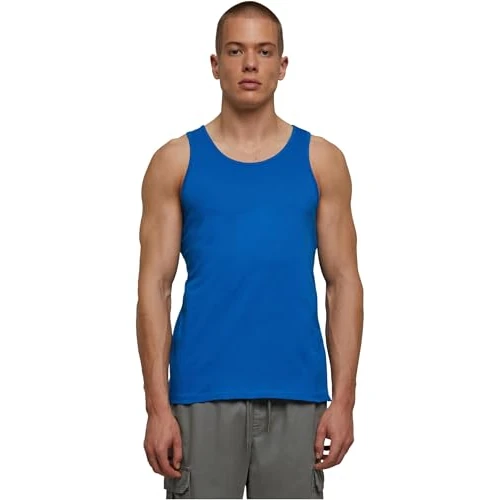 Oferta limitada: Build Your Brand Camisetas sin Mangas Hombres, Adulto, Azul, M de 5.50 € a 5.50 € (ahorro 0.00%)