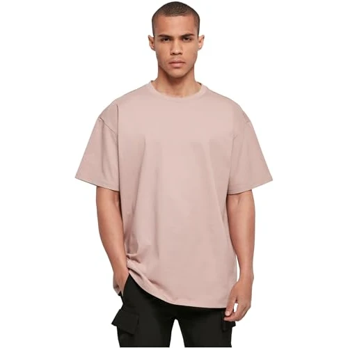 Tijdelijke aanbieding: Build Your Brand Heavy Oversize T-shirt voor heren, Duskroos, 4XL van 14.90 € naar 14.90 € (0.00% korting)