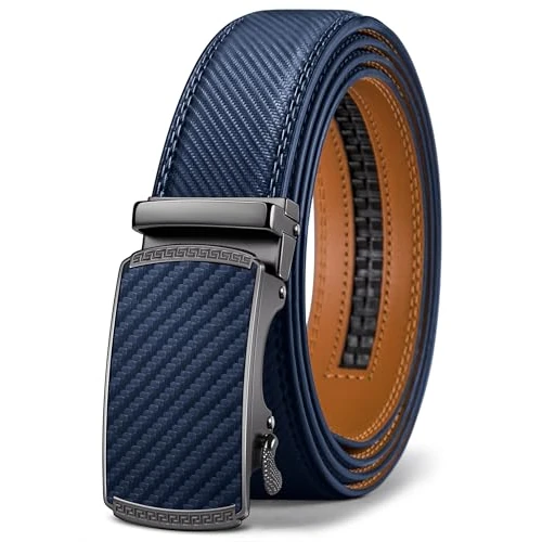 Oferta limitada: BULLIANT Cinturón Hombre, Cinturón Cuero 35mm,Tamaño Ajustable(Azul Antiguo,105cm/28-34 Cintura ajuste) de 26.99 € a 18.04 € (ahorro 33%)