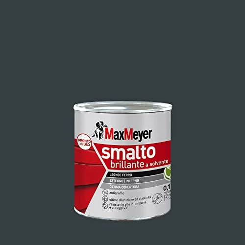 Offerta a tempo: MAXMEYER Smalto a solvente per ferro e legno brillante ANTRACITE R7016 0,125 L - 33% da 11.90 € a 7.99 €