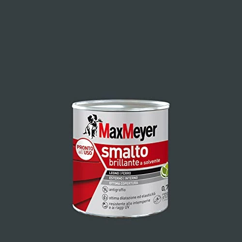 Offerta a tempo: MAXMEYER Smalto a solvente per ferro e legno brillante ANTRACITE R7016 0,750 L - 27% da 30.90 € a 22.49 €