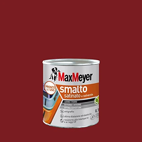 Offre limitée : MAXMEYER Vernis à solvant pour fer et bois satiné Bordeaux R3011 0,750L de 18.29 € à 18.29 € (0.00% de remise)
