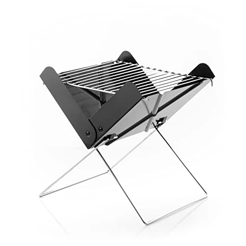Limited offer: InnovaGoods Mini charcoal barbecue, portable folding barbecue, 2 seater table barbecue, charcoal barbecue grill, portable barbecue bottom tray with ventilation holes. from 19.01 EUR to 10.23 EUR (save 46%)