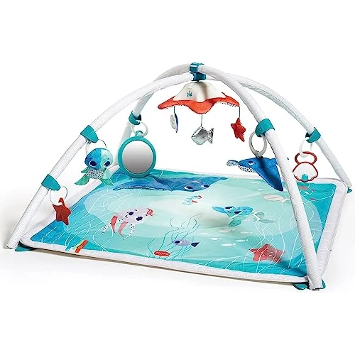 Oferta limitada: Tiny Love El mundo submarino Gimnasio musical, gimnasio actividades bebe, manta de juegos sensoriales sonoros y táctiles, música integrada y contenido multimedia, colección Treasure the Ocean de 79.99 EUR a 71.99 EUR (ahorro 10%)