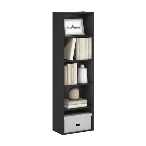 Limited-time offer: Furinno LUDER 5-Cube Bookcase with Open Shelf, Book Shelf, Blackwood from 40.12 £ to 40.12 £ (save 0.00%)