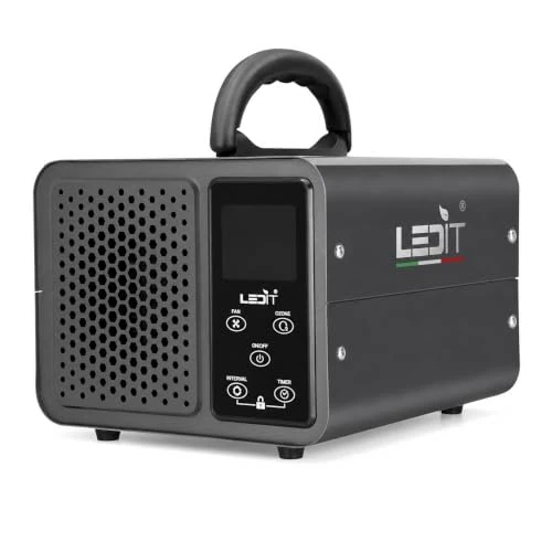 Offerta a tempo: LEDIT Generatore Ozono Domotico 4.0 30.000mg/h Progettato in Italia–Ozonizzatore Professionale 0-500 m² –Purificatore d’Aria Certificato CE&CNR–Timer,Controllo Remoto App,Uffici Garage Auto Casa Hotel - 0.00% da 199.90 € a 199.90 €