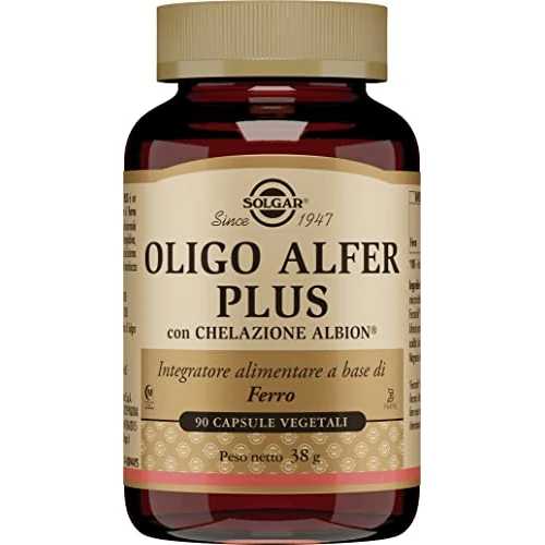 Offerta a tempo: Solgar Oligo Alfer Plus, Capsula di Ferro — 30% da 28,80 € a 20,16 €