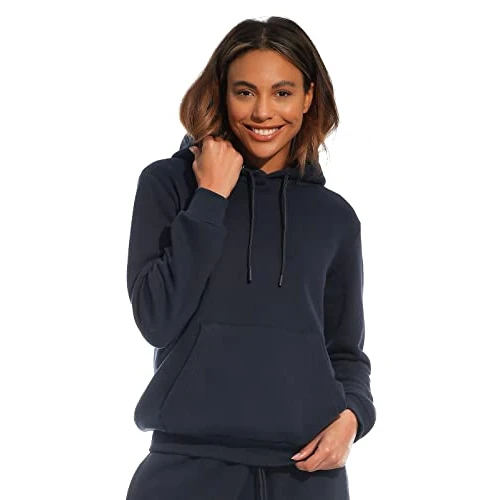 Offre limitée : Light & Shade Sweat à Capuche Femme Fleece – Hoodie Pullover avec Poche et Cordon, Sweatshirt Confortable pour Gym Sport Loungewear et Usage Quotidien (Bleu Marine, XS) de 19.95 € à 19.95 € (0.00% de remise)