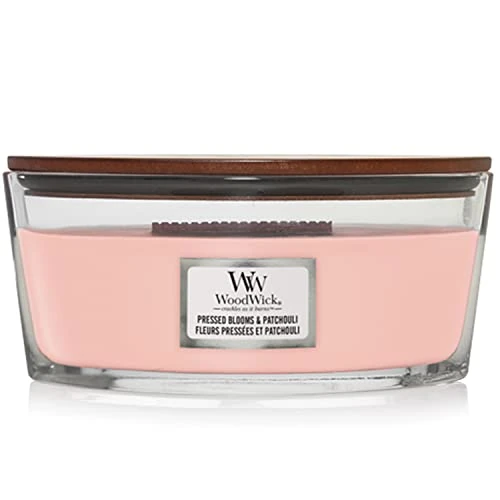 Oferta limitada: WoodWick Ellipse - Vela perfumada con mecha crujiente, flores prensadas y pachulí, hasta 50 horas de tiempo de combustión de 39.90 EUR a 29.44 EUR (ahorro 26%)