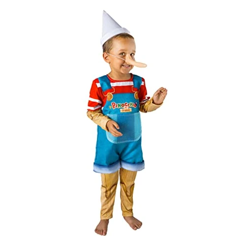 Limited offer: Pinocchio Puppet Costume Disguise Official Boy (Size 3-4 years) from 24.90 EUR to 21.17 EUR (save 15%)