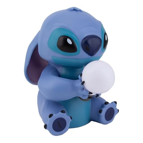Limitiertes Angebot: Stitch Licht - Offiziell Lizenzierte Lilo & Stitch Lampe, Disney Sammlerstück, Nachttischlampe für Schlafzimmer, Dekor für Nachtbeleuchtung, Blau von 24.50 EUR auf 18.99 EUR (Spare 22%)