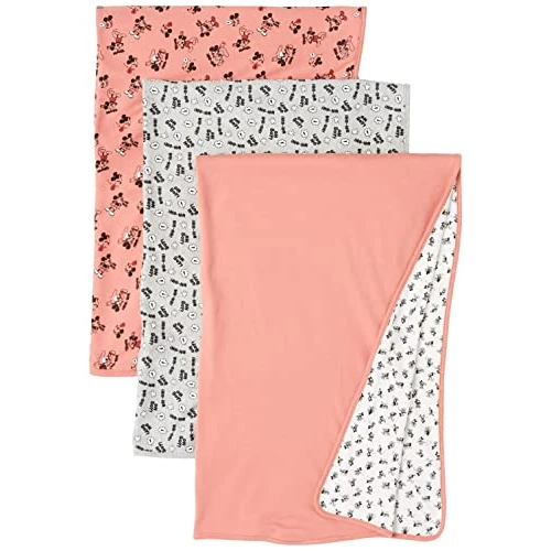 Amazon Essentials Disney | Marvel | Star Wars Coperte Avvolgenti Unisex Bimbi, Pacco da 3, Confezione Da 3 Mickey Expressions, Taglia unica
