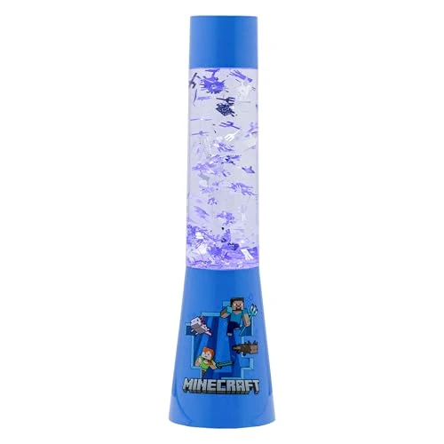 Limited-time offer: Paladone | Minecraft Glitter Liquid Mood Light | Officially Licensed Minecraft Merchandise | Lava Lamp | Night Light | Desk Lamp | Bedside Light from 24.99 £ to 22.00 £ (save 12%)