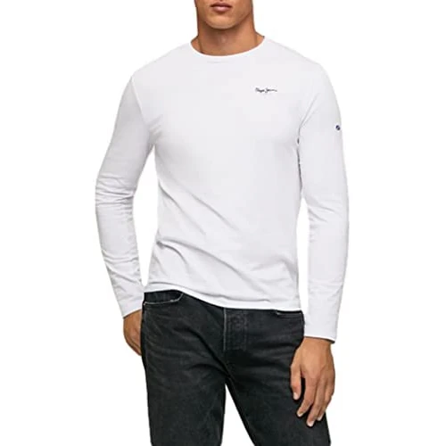 Offerta a tempo: Pepe Jeans Original Basic Maglietta a Maniche Lunghe Slim Fit Uomo — 37% da 29,90 € a 18,95 €